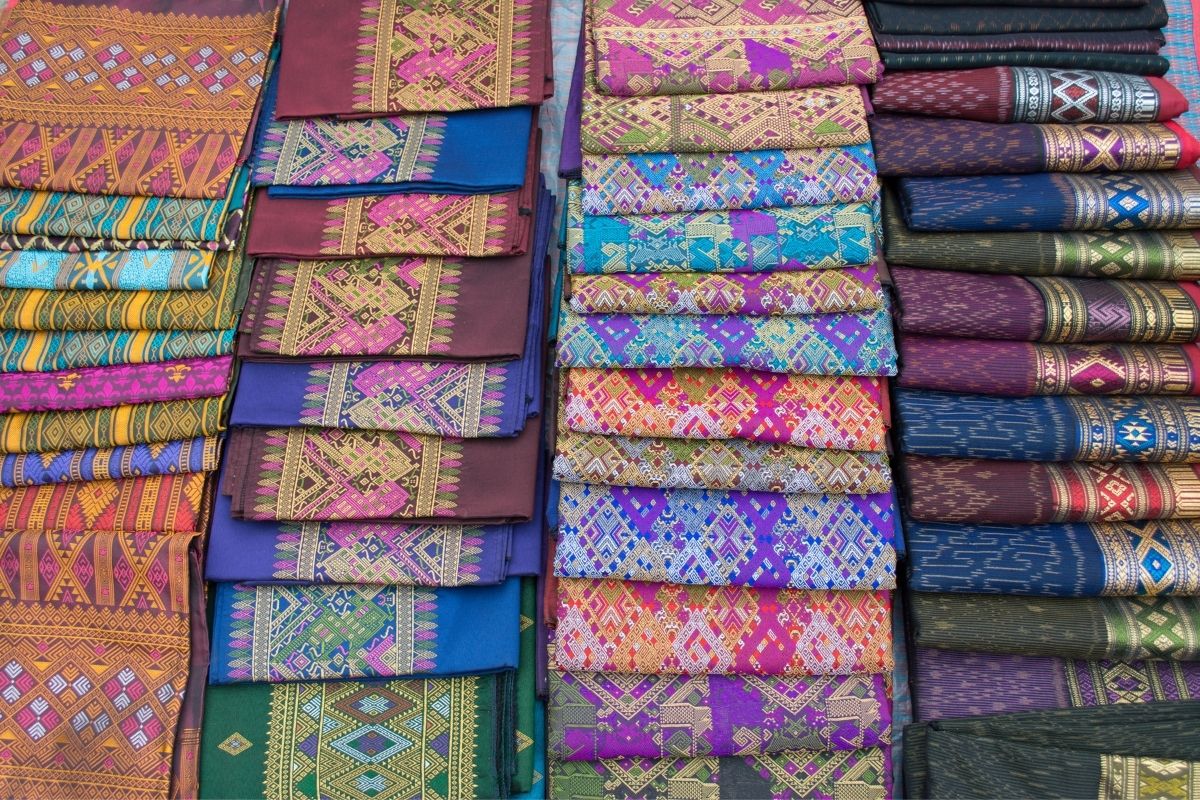 Local Food in Vientiane Market